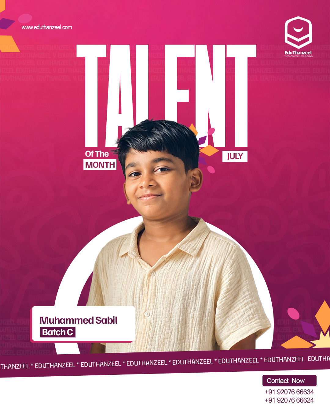 Talent of the Month – July | Batch C
